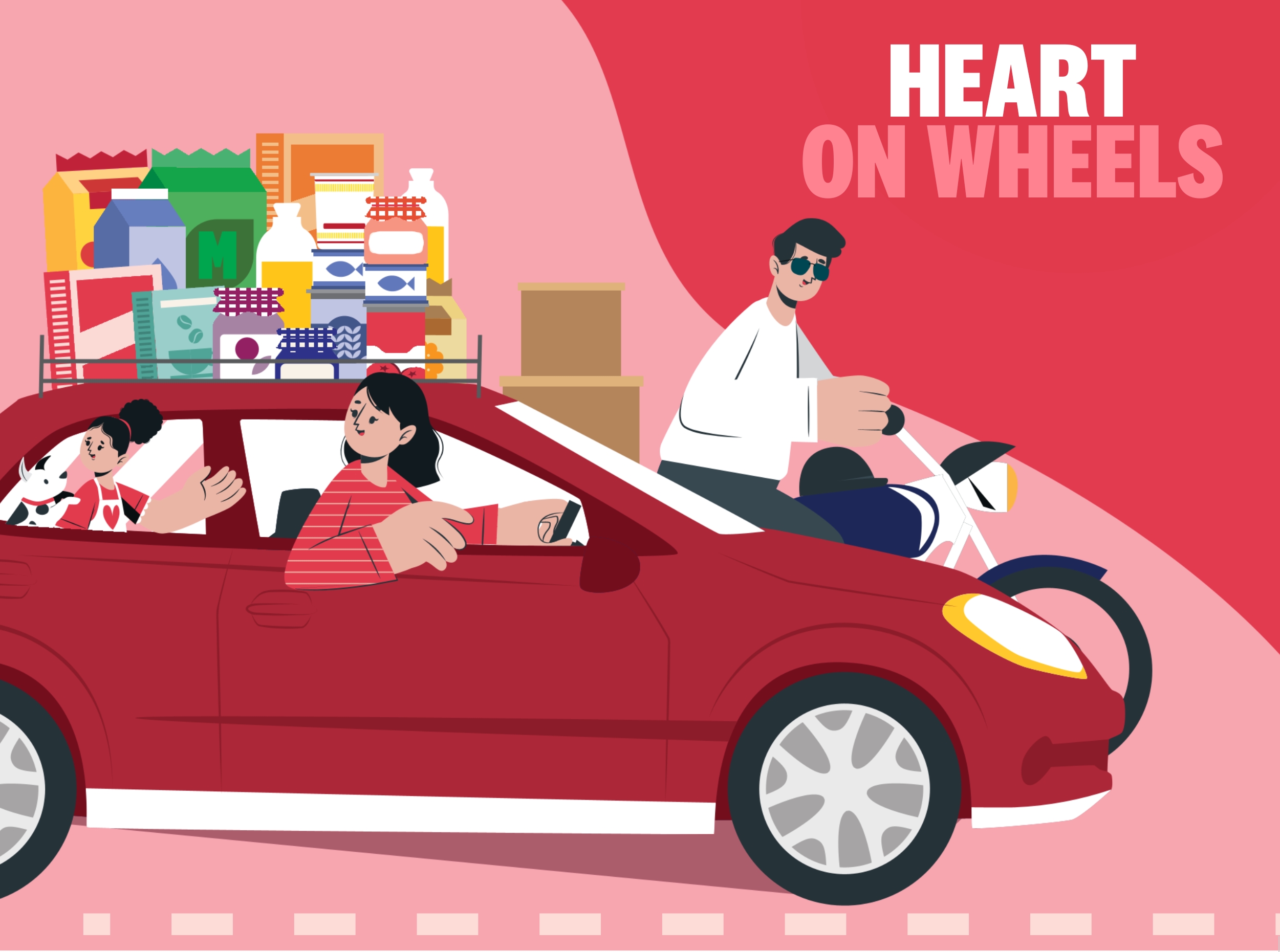 DRIVE THRU. DONATE FOOD.